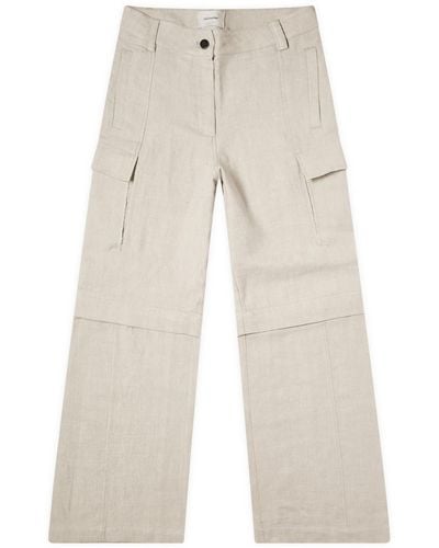 Holzweiler Gorti Linen Pants - Natural
