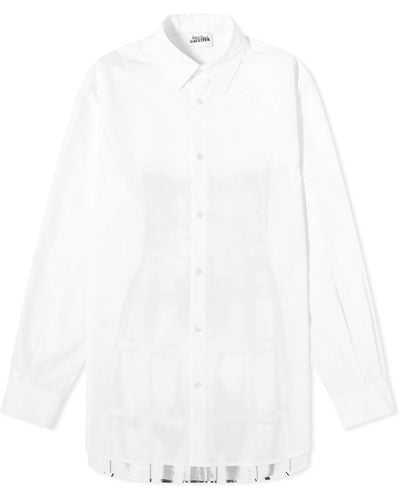 Jean Paul Gaultier Cage Trompe L'Oeil Shirt - White