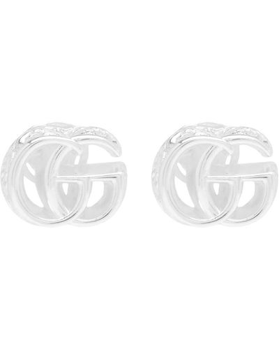 Gucci Gg Marmont Earrings - White