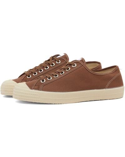 Novesta Star Master Contrast Stitch Sneakers - Brown