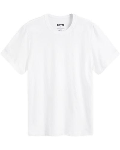 Skims Cotton Classic T-Shirt - White