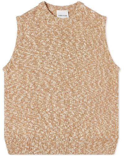 A Kind Of Guise Numeira Knit Vest - Natural