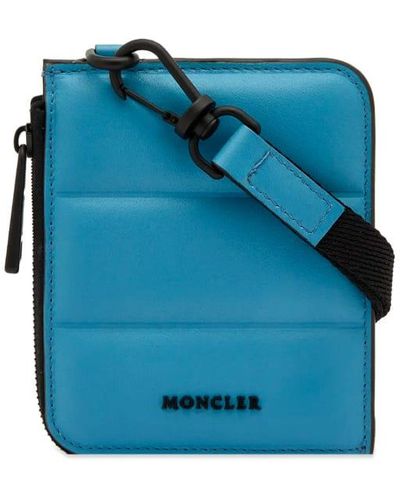 Moncler Flat Small Wallet - Blue