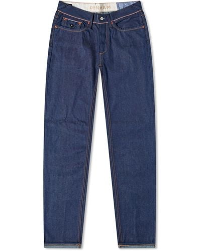 Denham 15th Anniversary Cutter Straight Denim Jeans - Blue