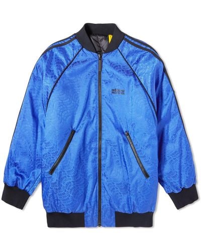 Moncler X Adidas Originals Seelos Bomber Track Jacket - Blue