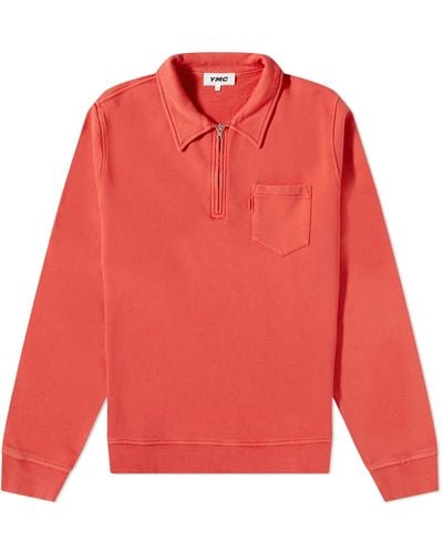 YMC Sugden Sweatshirt - Red