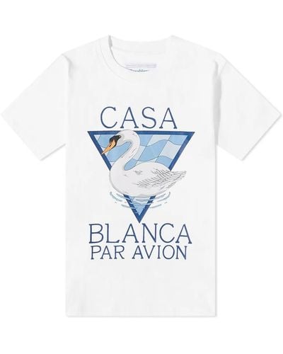 Casablancabrand Par Avion T-shirt - Blue