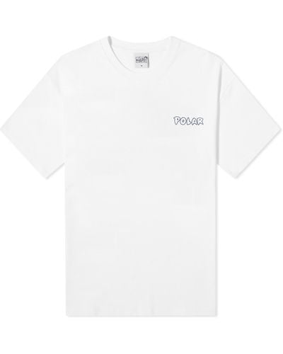 POLAR SKATE Crash T-Shirt - White