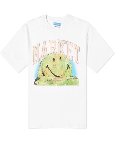 Market Smiley Out Of Body T-Shirt - White