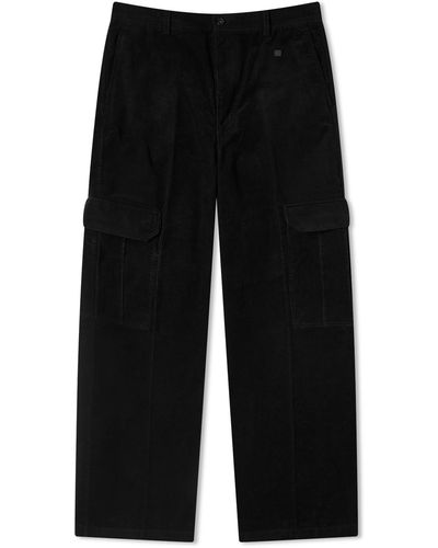 Acne Studios Paroy Cord Cargo Trousers - Black