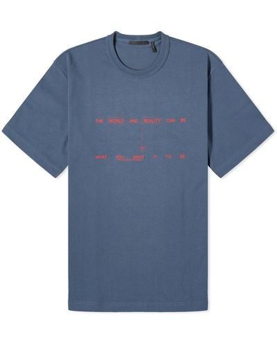 Helmut Lang Outer Space T-Shirt - Blue