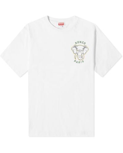 KENZO Elephant Classic T-Shirt Off - White