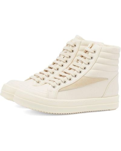 Rick Owens High Vintage Trainers - Natural