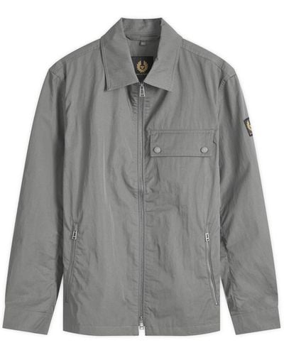 Belstaff Depot Cotton Gabardine Overshirt - Grey