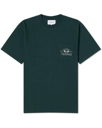 Palmes Vichi Pocket T-Shirt - Green