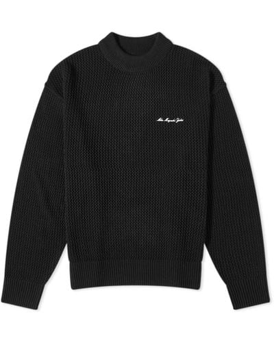 MKI Miyuki-Zoku Loose Gauge Knit Sweater - Black