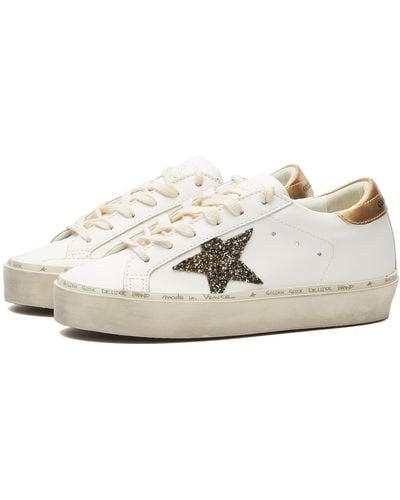 Golden Goose Hi-Top Sar Leather Sneakers - White