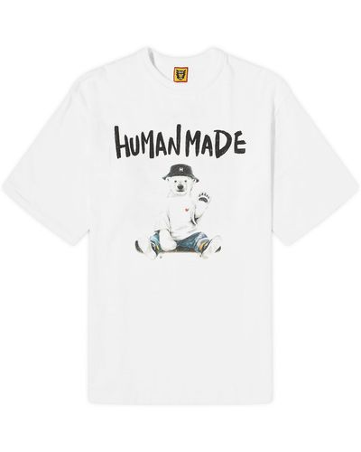 Human Made Bucket Hat Polo Bear T-Shirt - White