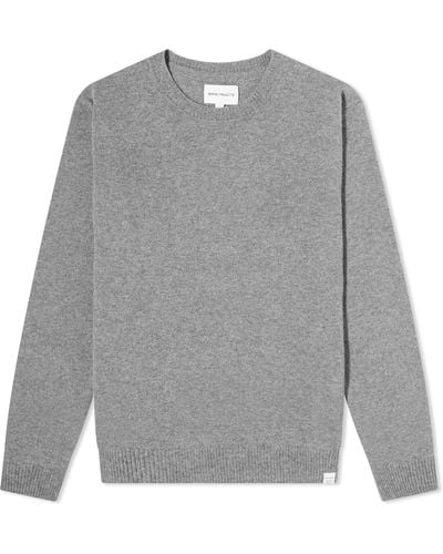 Norse Projects Sigfred Lambswool Knit - Grey