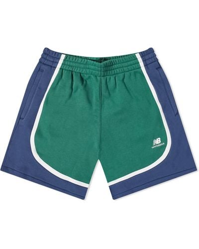 New Balance Hoops Fleece Shorts - Green