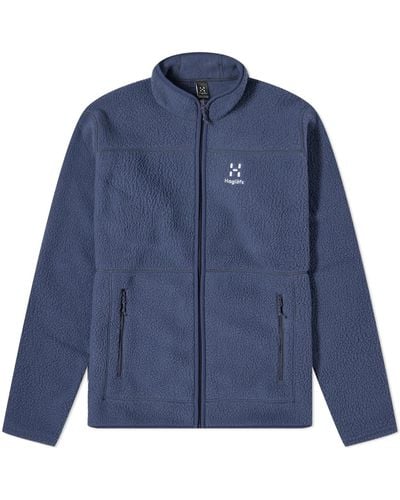 Haglöfs Mossa Pile Fleece Jacket - Blue