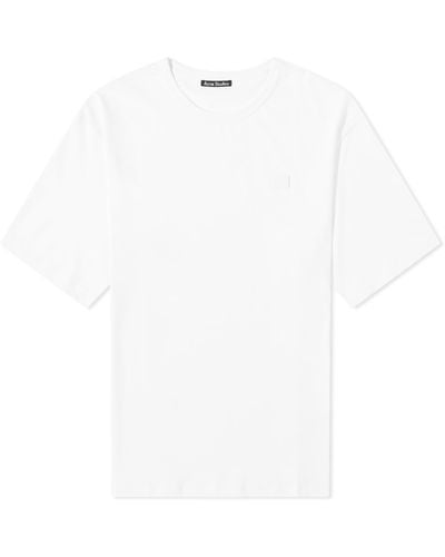 Acne Studios Exford Face T-Shirt - White
