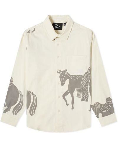 by Parra Repeated Horse Shirt - White