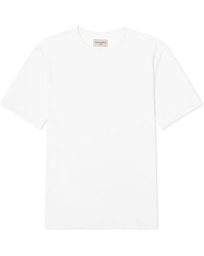 Officine Generale Officine Générale Pigment Dyed Linen T-shirt - White