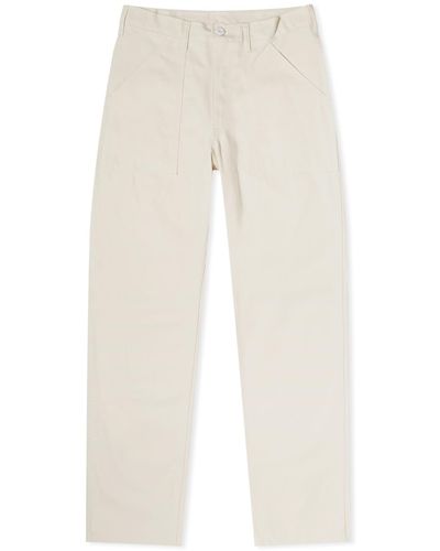 Stan Ray Taper Fit 4 Pocket Fatigue Trousers - Natural