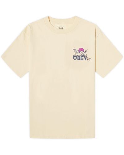 Obey Baby Angel T-Shirt - Natural