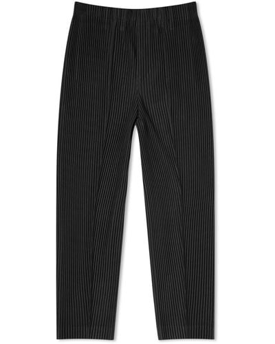 Homme Plissé Issey Miyake Pleated Compleat Trousers - Grey