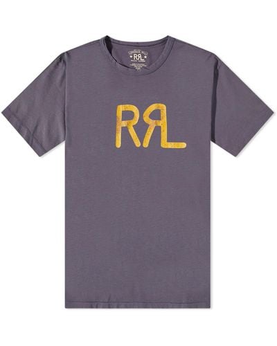 RRL Logo T-Shirt - Blue