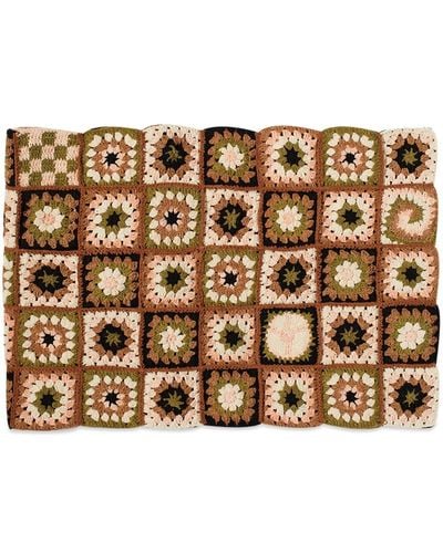 STORY mfg. Crochet Piece Scarf - Multicolour