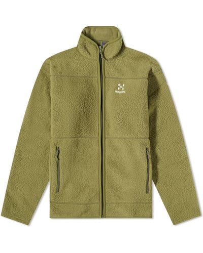 Haglöfs Mossa Pile Fleece Jacket - Green
