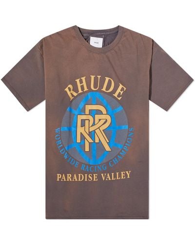 Rhude Paradise Valley T-Shirt - Orange