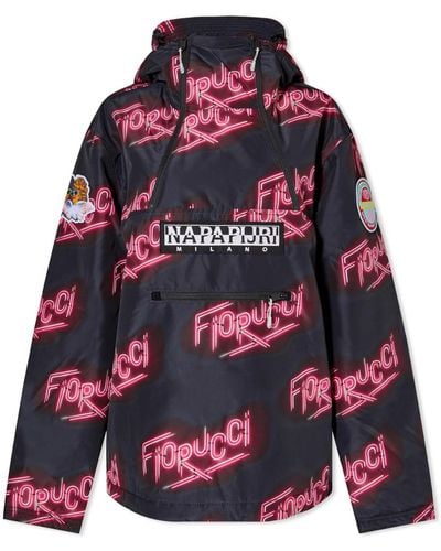 Napapijri X Fiorucci Northfarer Hooded Jacket - Multicolour
