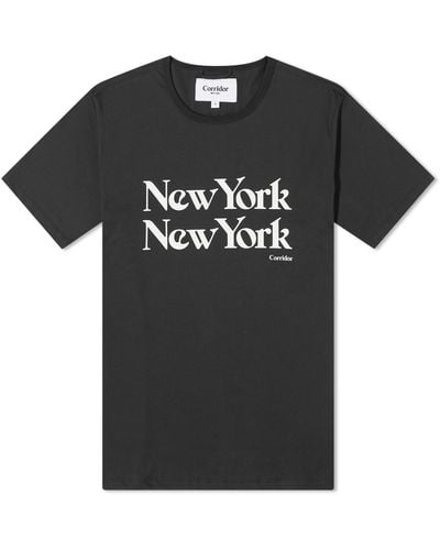 Corridor NYC New York New York T-Shirt - Black