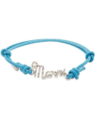 Marni Logo Signature Bracelet - Blue