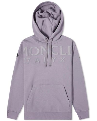 Moncler Genius X 1017 Alyx 9Sm Dual Logo Hoody - Purple