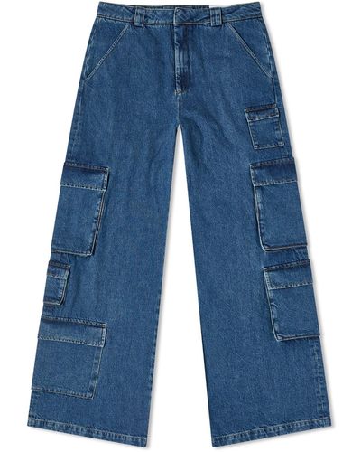 Axel Arigato Roam Cargo Jeans - Blue