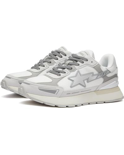 A Bathing Ape Road Sta Express Trainers - White