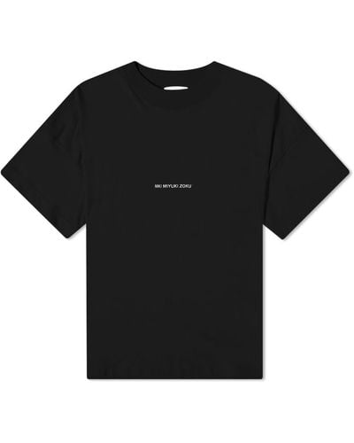 MKI Miyuki-Zoku Staple T-Shirt - Black