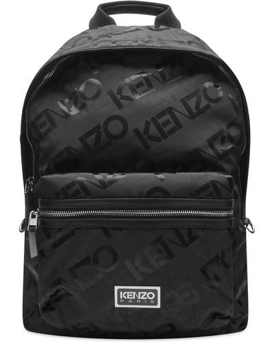 KENZO Tonal Logo Backpack - Black