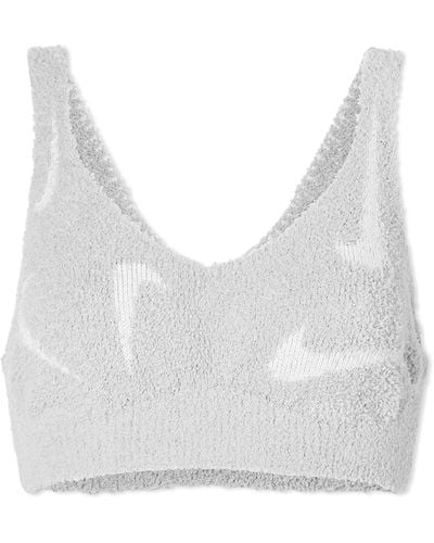 Nike Nsw Cozy Knit Bra Light Smoke/Photon Dust - White
