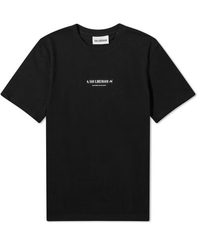 Han Kjobenhavn Graphic Font T-Shirt - Black