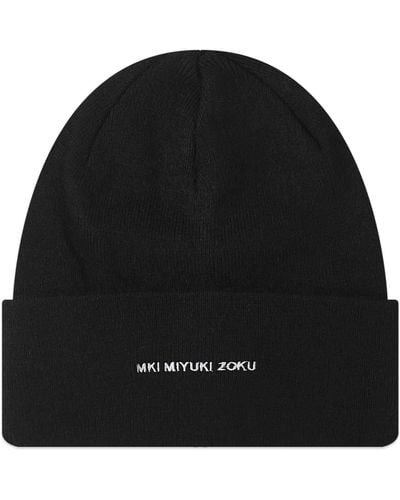 MKI Miyuki-Zoku Merino Beanie - Black