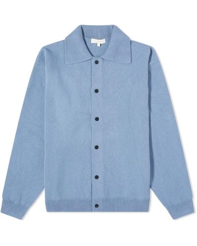 mfpen Formal Knit Polo Shirt - Blue