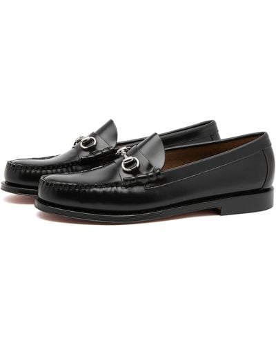 G.H. Bass & Co. Lincoln Horse Bit Loafer Leather - Black