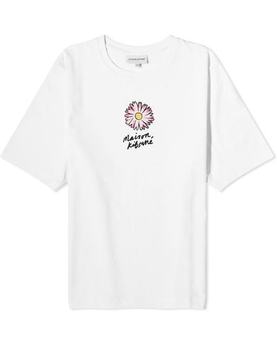 Maison Kitsuné Floating Flower Comfort T-Shirt - White