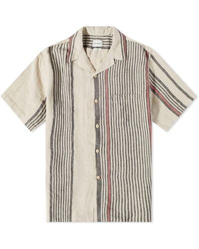 Oliver Spencer Havana Short Sleeve Shirt - Natural